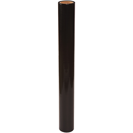 3 x 100' - 4 Mil Black Poly Sheeting/Central Folded